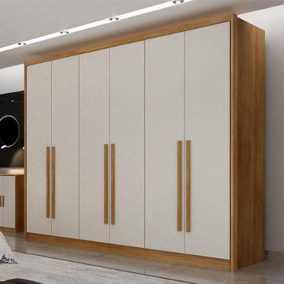 Guarda Roupa Casal Ambiente Bandeira 6 Portas 8 Gavetas Cumaru 25 Fendi - Horizonte