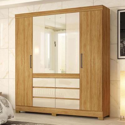 Guarda Roupa Casal Ambiente Cádis Cinamon Touch Off White - Demóbile