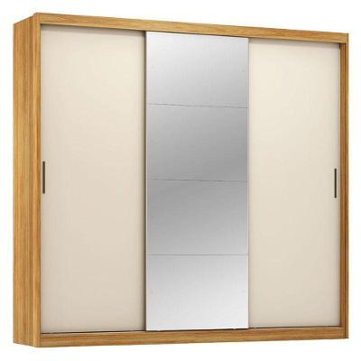 Guarda Roupa Casal Dalila 32415 Cinamon Touch Off White Flex - Demóbile