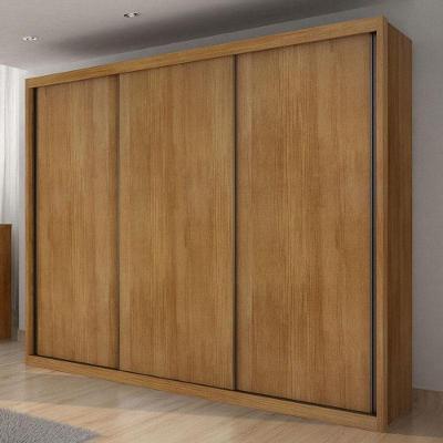 Guarda Roupa Casal Ambiente Palazzo 3 Portas 6 Gavetas Cumaru 23 - Novo Horizonte