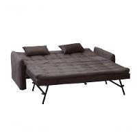 Sofá Cama Reclinável Com Cama Auxiliar Madalena - New Chumbo Light - 6