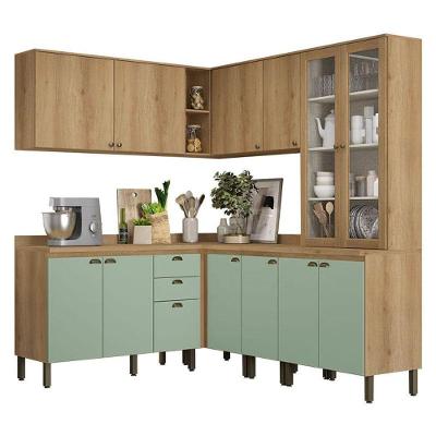 Cozinha Modulada Finesse Composição 34 Capuccino Menta - Thb