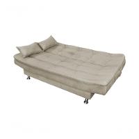 Sofá Cama Casal Reclinável Salomé - Marrom Claro Light - 3