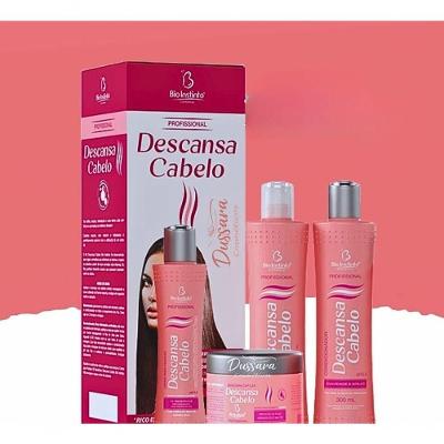Kit Capilar Descansa Cabelo Antifrizz Para Cabelos Lisos - Hidratação E Brilho Diário
