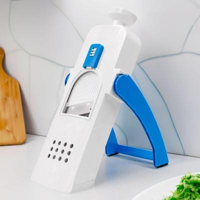 Cortador Fatiador Mandoline Para Legumes, Verduras E Frutas – 30 Tipos De Corte cinza