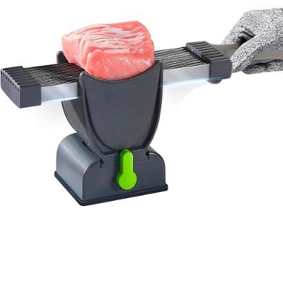 Cortador Manual De Alimentos Em Aço Inox 2mm Com Base Antiderrapante Profissional - Utensílio Cozinha