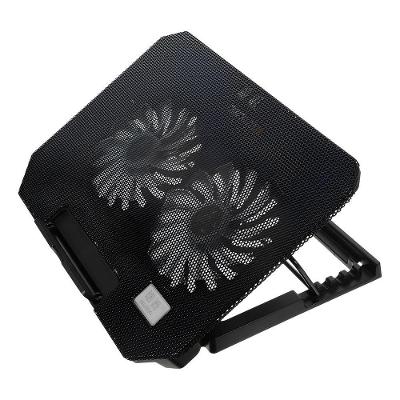 Base Suporte Resfriador Notebook 2 Coolers Led Informática - Com Ventoinhas E Ajuste Ergonômico