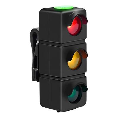 Lanterna Traseira Sinalizadora Bicicleta Semáforo Sinalização - 7 Modos Led, Recarregável E à Prova De Chuva