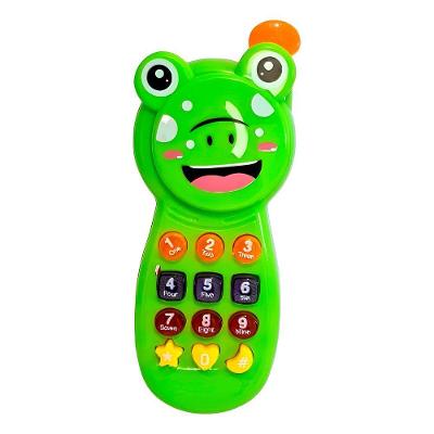 Celular Infantil Sapinho Com Luz E Música – Brinquedo Divertido E Colorido Para Crianças Infantil Diversão Verde