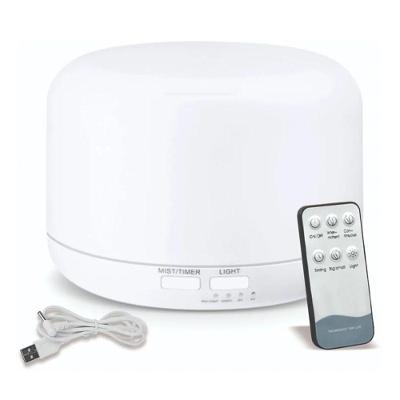 Difusor Elétrico Aroma Ultrassônico Com Led 300 Ml Ideal Para Ambientes, Como Quartos, Escritórios, Salas - Branco