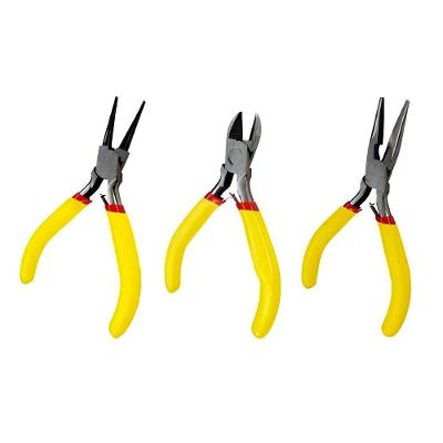 Conjunto De Alicates Elétricos Precisão, Segurança E Durabilidade Para Profissionais E Diy - Kit 3 Alicates