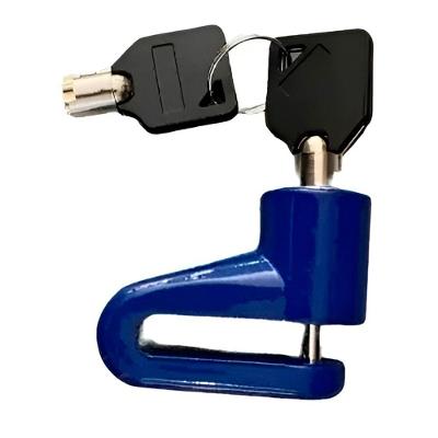 Trava De Disco Cadeado Motocicleta Freio Segurança - Resistente E Compacta, Protege Contra Furtos