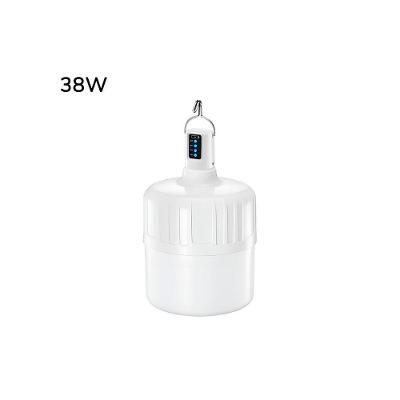 Lâmpada Emergência Recarregável Luminária Camping Com Gancho 38w – 10h De Autonomia