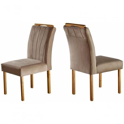 Cadeiras Para Mesa De Jantar Madeira Maciça - Juliana - Móveis Mundial