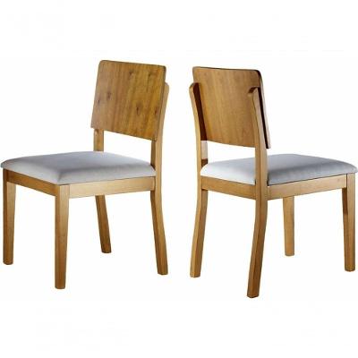 Cadeiras Para Mesa De Jantar Madeira Maciça - Vitoria - Móveis Mundial