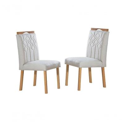 Cadeiras Para Mesa De Jantar Estofada - Salermo - Art Salas