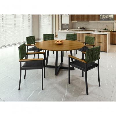 Conjunto área Gourmet 6 Cadeiras 1,50m Coliseu Paonanda