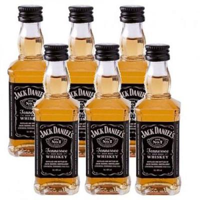 Miniatura Mini Whisky Jack Daniels 50ml 06 Unidades
