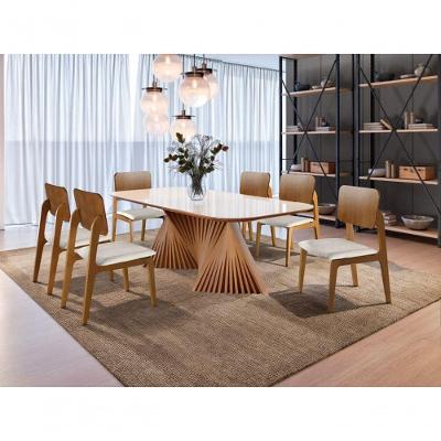 Sala De Jantar Madeira 6 Cad 1,80x0,90m - Opala - Harmonia