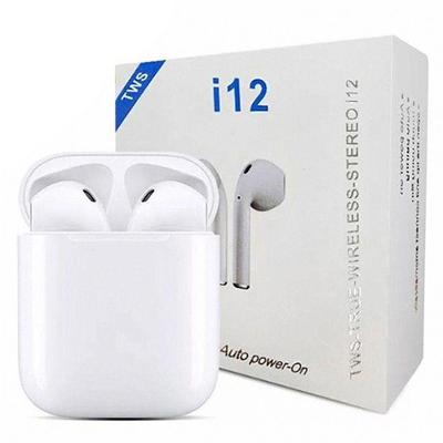 Fone De Ouvido Wireless I12 Tws Bluetooth 5.0 Para Iphone E Android