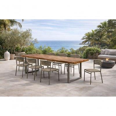 Conjunto Externo 08 Lugares Trico Náutico Gardem Metal Art