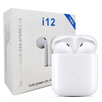 Fone de Ouvido Bluetooth I12 Tws Iphone e Android Branco