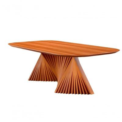 Mesa Jantar Maciça Base Torcida 2,20x1,10 Opala Harmonia