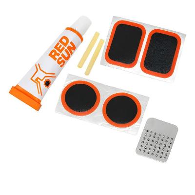 Kit De Remendo De Pneus Para Bicicleta E Carrinho De Mão – Compacto E Prático 8 Peças