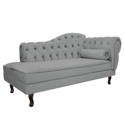 Diva Recamier Diana 130cm Lado Esquerdo ano -   Cinza
