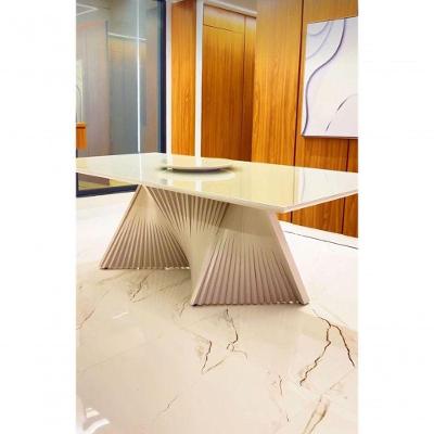 Mesa Madeira Maciça Base Torcida 2,2x1,0m - Opala - Harmonia