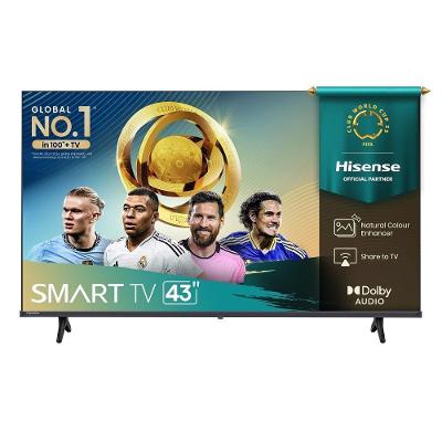 Smart TV Hisense HD 43 43A4NV com Processador AI HDR10 DTS Virtual X MiraCast DLNA Compatibilidade Alexa Google Home