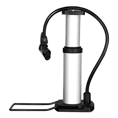 Mini Bomba De Ar Portátil Alavanca Pneu Bicicleta Carro Bola Com Trava De Segurança E Mangueira 40cm