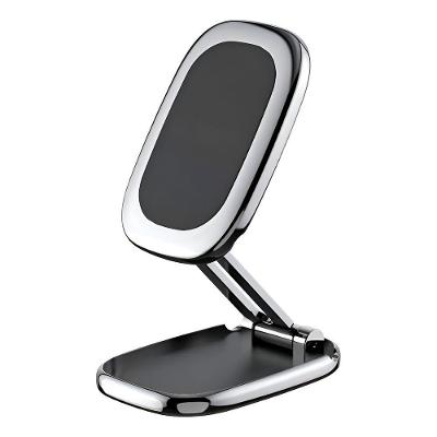 Mini Suporte Magnético Celular Carro Mesa Dobrável - Universal, Compacto E Ideal Para Carro E Mesa