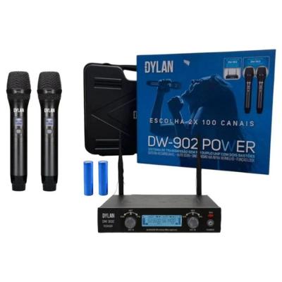 Microfone Dylan De Transmissao Sem Fio Dw-902