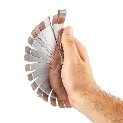 Calibre De Folga Curvo 0.05-1.00mm 100mm 16 Lâminas Sata St09402sj