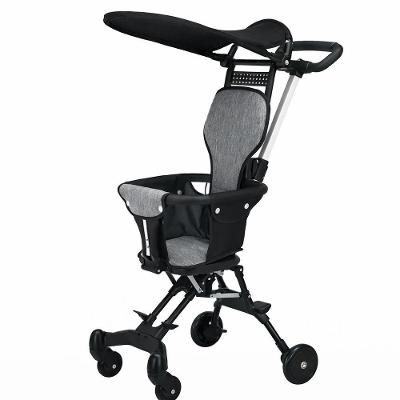 Carrinho Infantil Dobrável Portátil Com Assento Confortável E Guidão Ajustável