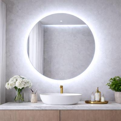 Aura Circular 60cm Espelho Com Iluminação Traseira Soft Glow Frio