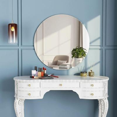 Espelho Redondo Decorativo Grande Para Sala De Jantar Hall Lavabo Parede