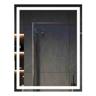 Espelho Vertical 90x70 Led Jateado Maquiagem Hall Entrada Decor Frio