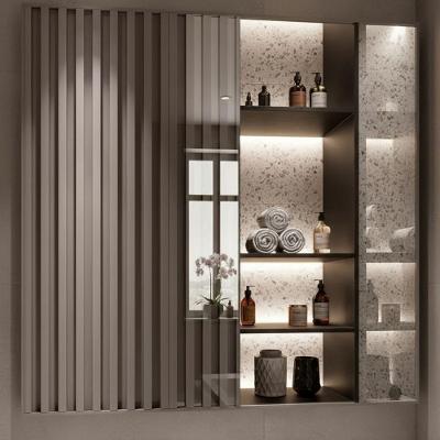 Espelho Quadrado 60x60 Led Indireto Touch-screen Backlight Luxo Neutro