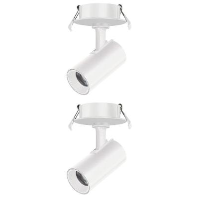 Kit 2 Spot Led Direcionável Foxlux Embutir 12w 3000k Biv