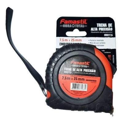 Trena De Alta Precisão Emborrachada Famastil 7,5mx25mm