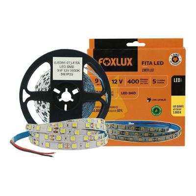 Fita Led Foxlux Smd Ip20 9w 3000k 12v 5m