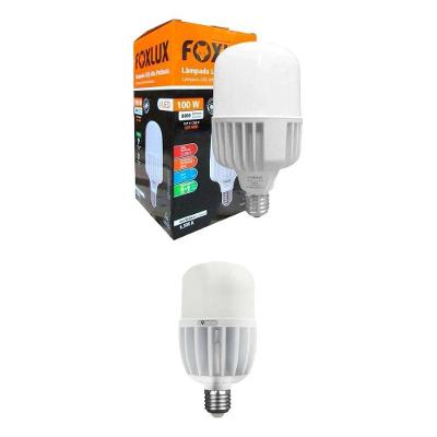 Kit 2 Lâmpada Led Alta Potência Foxlux E-27 100w 6500k Biv