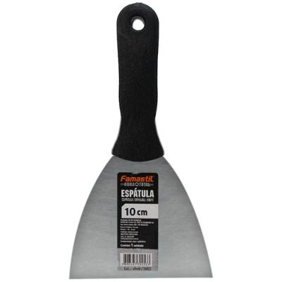 Espátula De Aço Encruado Famastil 1020 Cabo Em Pvc 10cm
