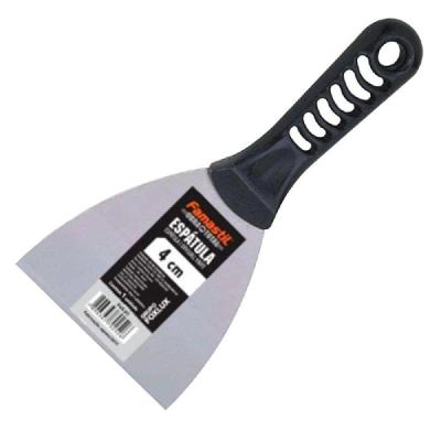 Espátula De Aço Lisa Famastil Cabo Em Pvc 4cm