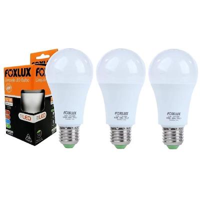 Kit 3 Lâmpada Led Bulbo Foxlux E-27 12w 6500k Bivolt