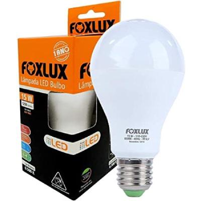 Lâmpada Led Bulbo Foxlux E-27 15w 6500k Bivolt