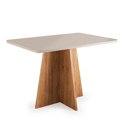 Mesa Sala De Jantar 1,20m Moove Viero Madeirado/off White