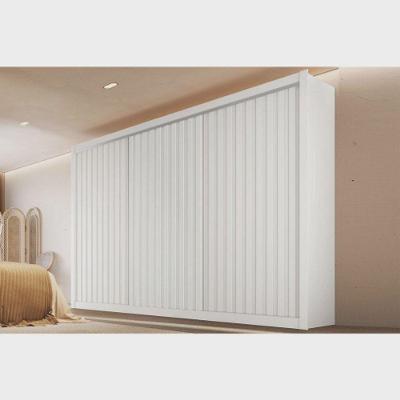 Guarda Roupa Ripado 3 Portas 6 Gavetas York-branco Europa